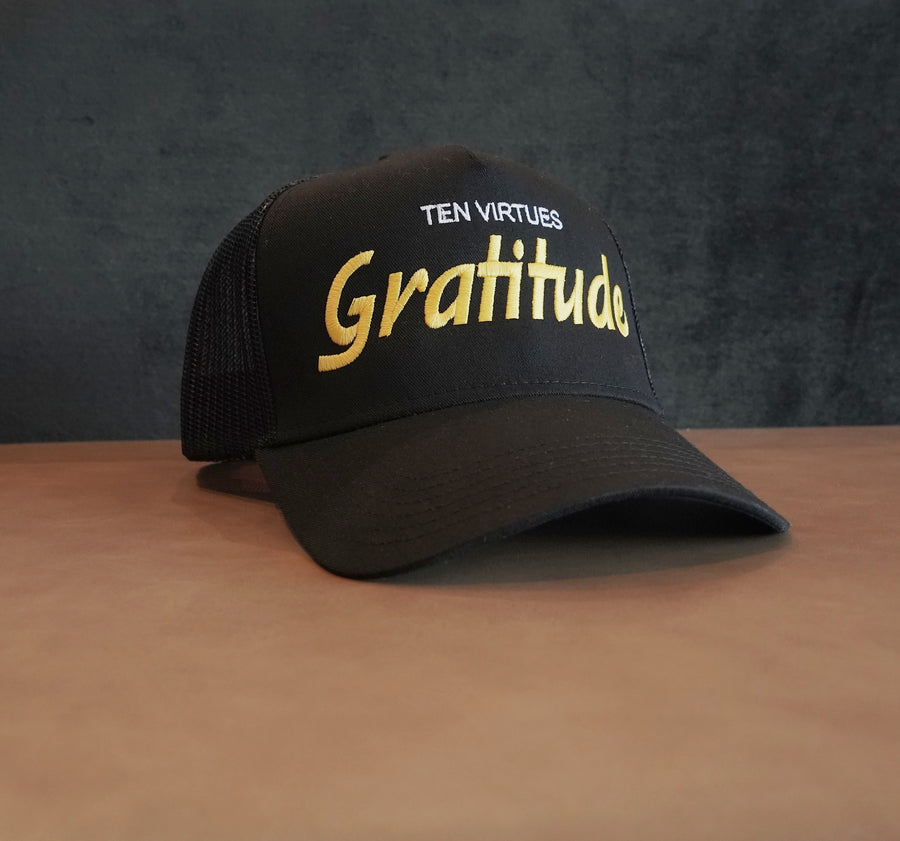 Black Gratitude Cap