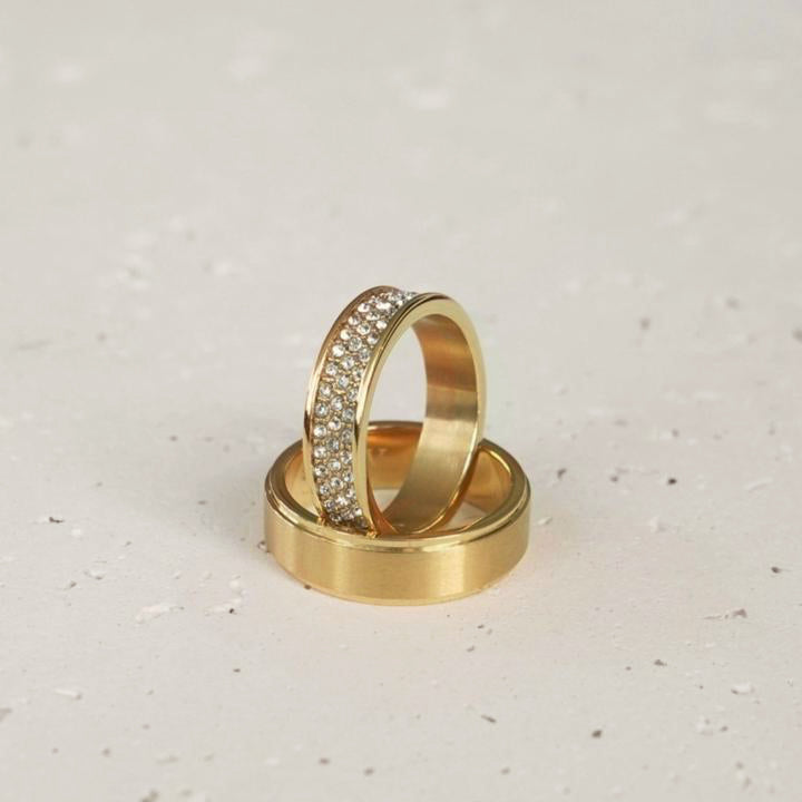 3 Layer Diamond Ring (Gold)