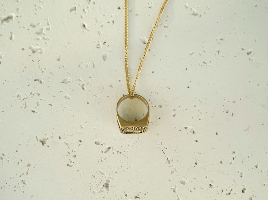 LVC Charmes Cygne Mini Ring Necklace – Love & Co.